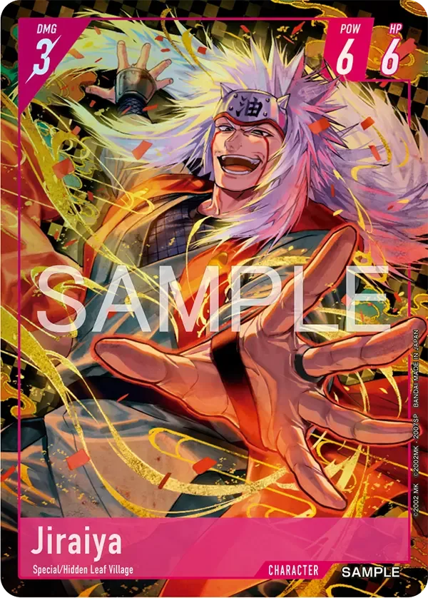 NARUTO CARD GAME card 5 shown on Bandai's official site