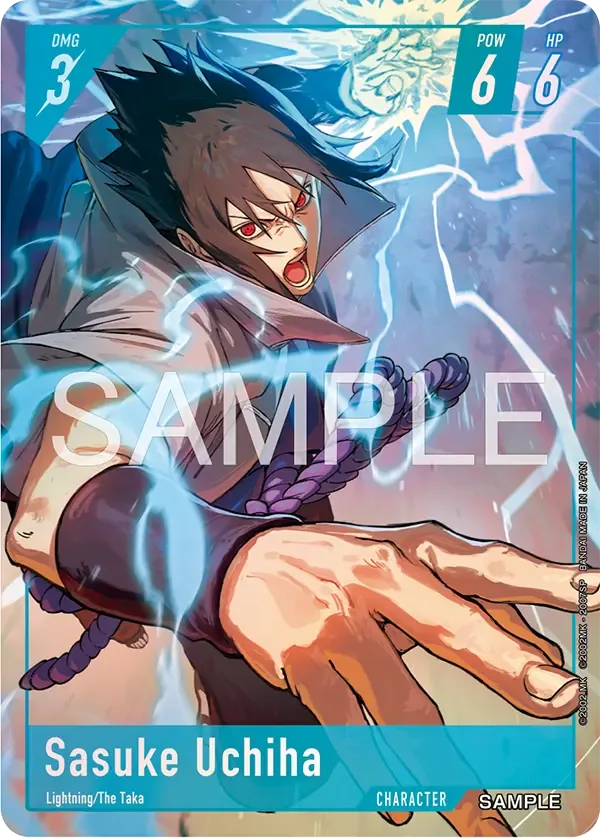 NARUTO CARD GAME card 7 shown on Bandai's official site